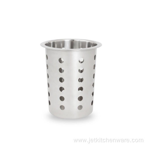 3-Hole Stainless Steel Fork Knife Box Container